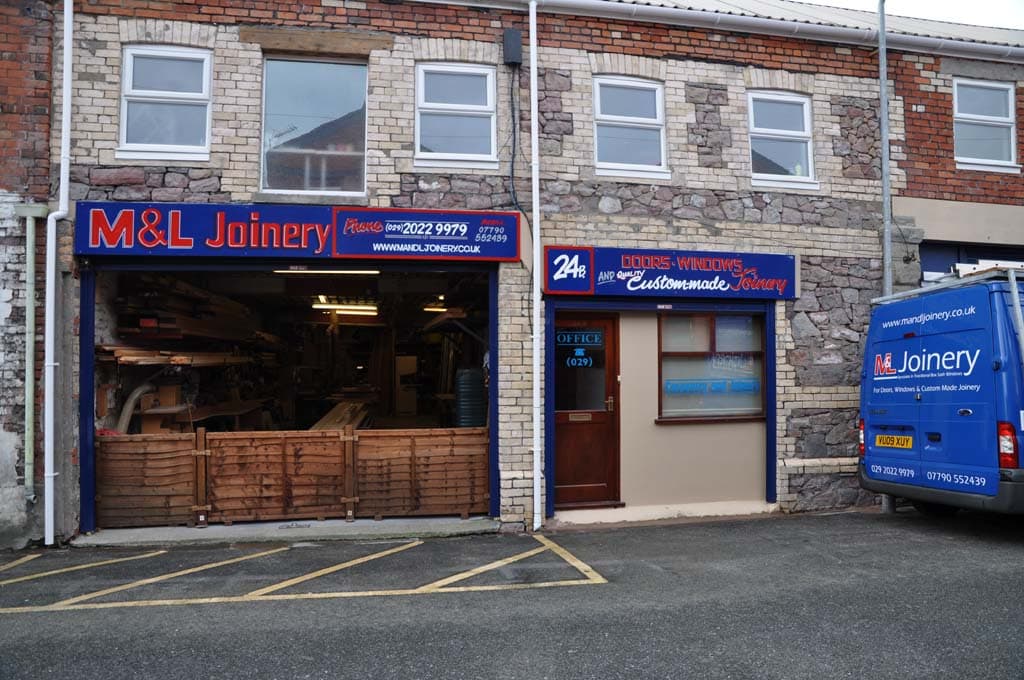 M&L Joinery workshop in Cardiff showcasing traditional craftsmanship